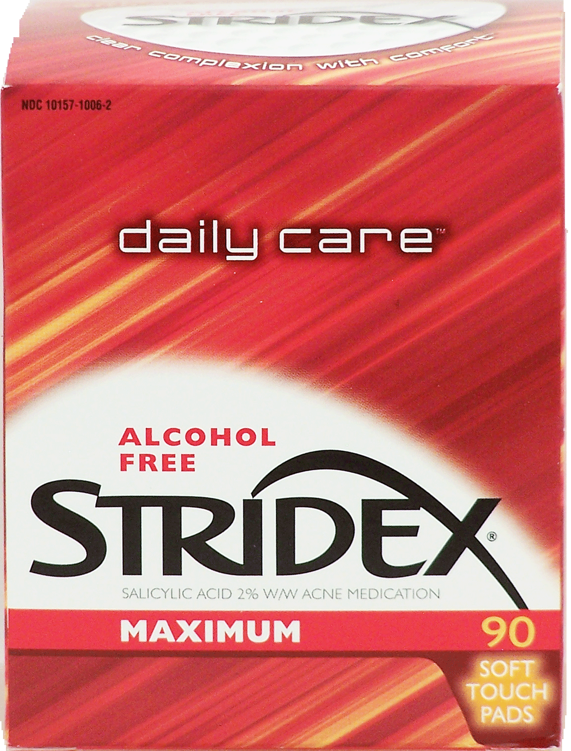 Stridex  alcohol free maximum daily care soft touch pads, acne medication Full-Size Picture